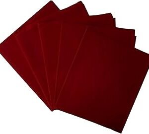 2x2 Pure Cotton 5 PCS (1 meter each) Rubia Blouse Piece | Unstitched Solid Plain Dyed Blouse material for Women (Combo Pack of 5, 1 mtr=100 cm)