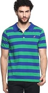 CottonPoly Striped Polo T-Shirt for Men (AC700)