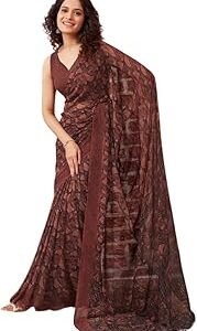 Womens Shiv Textiles Women's Georgette Printed Saree