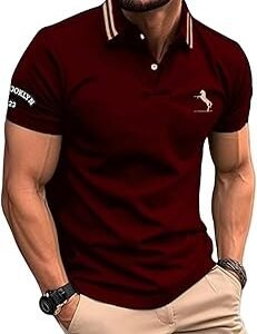 Polo T-Shirt for Men – Cotton Short Sleeve Regular Fit Tee | Perfect for Golf, Travel & Outdoor Casual Look (Available in Plus Size and Combo Pack of 2)