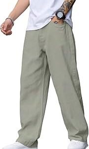 Cargo Baggy Loose Fit Jeans Pants for Man