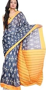 Women's Multicolor Mulmul Soft Cotton jaipuri Printed Saree With printed Unstitched Blouse piece