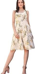 Womenâ€™s Fit & Flare Knee Length Dress (Wini-012-016)