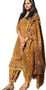 Women's Viscose Printed Kurta Pant With Dupatta Set
