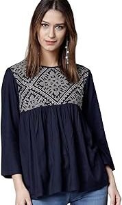 Women's Printed Regular Fit Tunic Shirt