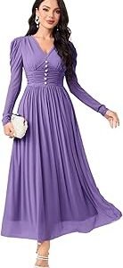 Stylish One Piece Long Maxi Dress for Women (K-177-180)