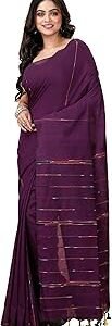 Women's Traditional Bengal Handloom Khesh Kantha Cotton Soft Saree