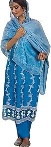 Womens Unstitched Salwar Suit Dress Material With Dupatta