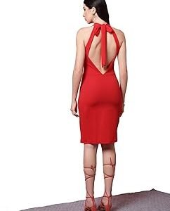 Women's Polyester Blend Bodycon Mini Dress