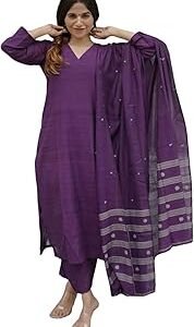 Womenâ€™s Viscose Straight Kurta Set, Soft Breathable Ethnic Party & Office Wear