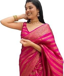 Women's Fancy Banarasi Kanjivaram Art Silk Saree with Blouse Pieces|| AZ-YS-OG-ASHOKA-P
