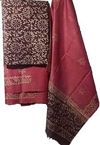 Women's Cotton Silk Batik Print Unstitched Salwar Suit Dress Material With Duputta | Dress Material For Women