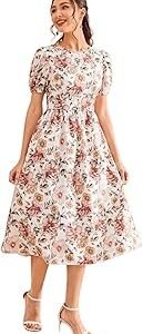 Women's Georgette A-Line Knee-Length Dress
