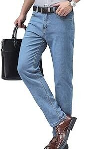 Jeans for Men | Denim Pants with Straight Fit & Formal Look (Regular-U08-U09)