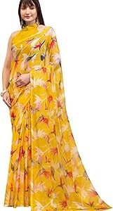 Floral Print Nara Chiffon Saree 73475
