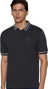 Men's Regular Fit Insignia Half Sleeve Polo T-Shirt | Cotton Rich | Premium Pique Weave