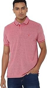 Cotton Men's Solid Regular Fit Polo T-Shirt (ASKPQRGFN94502_Crimson 2XL)