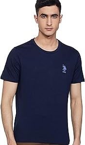 U.S. Polo Assn Mens Crew Neck Embroidered Logo I633 Lounge T-Shirt - Pack of 1