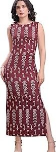 Women's Floral Sleeveless Maxi Dress