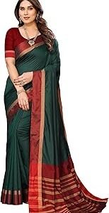 Women Kerala Silk Blend Saree With Blouse Piece_freesize