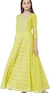 Women's Rayon Embroidery Anarkali Kurti