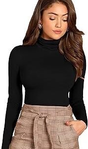 Women's Solid Multicolor High Neck Full Sleeve Top
