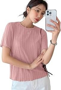 Women's Poly Cotton Regular Fit Crop Top, Loose Fit Oversized Shirts & Stylish Korean Tank Tops for Summer Wear (Available in Plus Size and Combo Pack of 2)