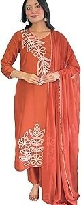 Women's Silk Solid Regular Kurta Set