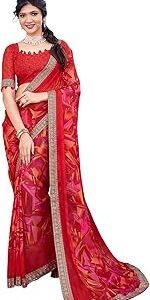 Georgette Womens Saree