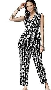 Women's Printed Rayon Kurti Pant set