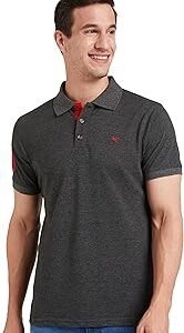 Cotton Rich Regular Fit Solid Best Half Sleeves Casual Classic Plain Collar Polo T-Shirt for Men (Available in Plus Size)