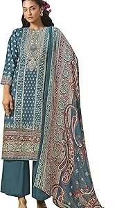 Women's Rayon Unstitched Salwar Suit Dress Material