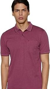 Men's Premium Regular Fit Half Sleeve Polo T-Shirt with Pocket | Cotton Rich | Birds Eye Interlock Weave