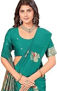 Women’s Meenakari Banarasi Silk Saree With Blouse Piece (ArtSilkSari_101_Parent)