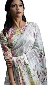 Women's Jacquard Silk Banarasi Kanjivaram Style Saree