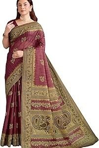 Women's Peacock Printed Pure Soft Cotton Mulmul Saree Without Blouse Piece(11842_Parent)