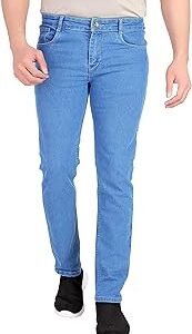 Jeans for Men Slim Fit Stretchable Casual Pants