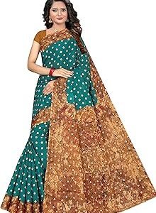 Women's Pure Cotton Saree Without Blouse Piece(2355_Parent)