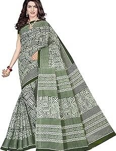 Women's Plain Cotton Saree